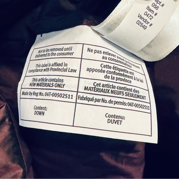 Eddie Bauer Luna Peak Down Parka Hooded Eggplant Coat Women's Small - Picture 9 of 11